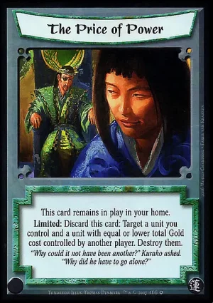The Price of Power FOIL