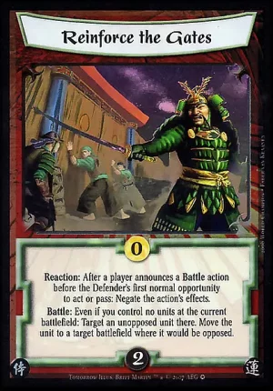 Reinforce the Gates FOIL