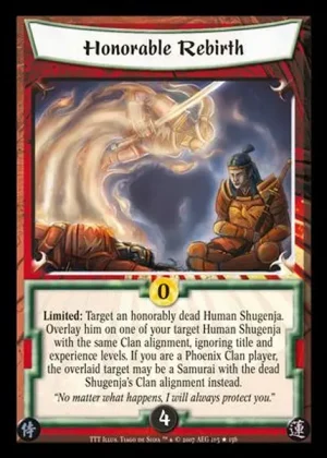 Honorable Rebirth