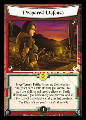 Prepared Defense