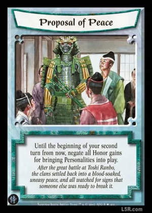 Proposal of Peace