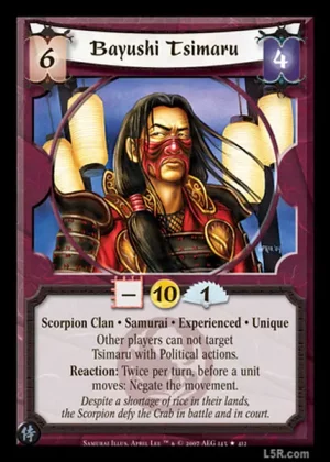 Bayushi Tsimaru XP