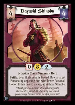 Bayushi Shinobu