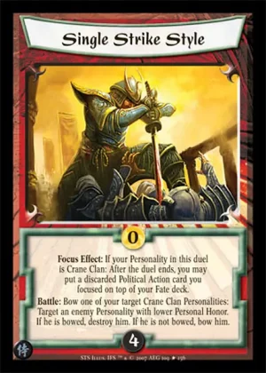 Single Strike Style