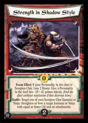 Strength in Shadow Style FOIL