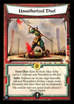Unauthorized Duel