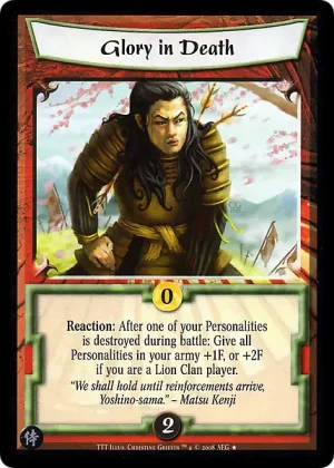 Glory in Death (TTT)