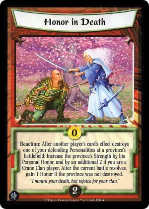 Honor in Death (TTT)