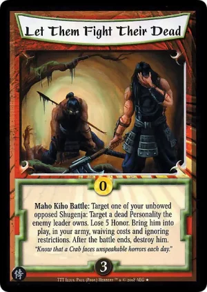 Let Them Fight Their Dead (TTT)