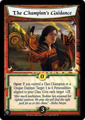 The Champion’s Guidance (HV)