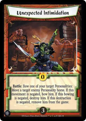 Unexpected Intimidation (STS)