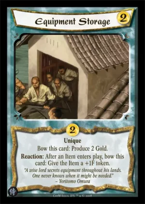 Equipment Storage