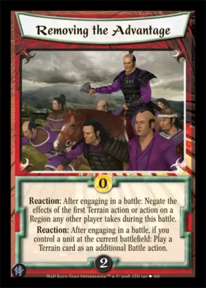 Removing the Advantage
