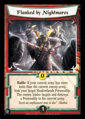 Flanked by Nightmares FOIL