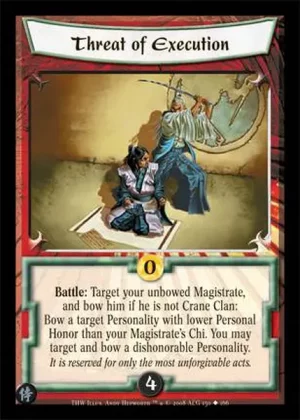 Threat of Execution