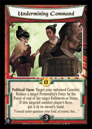 Undermining Command