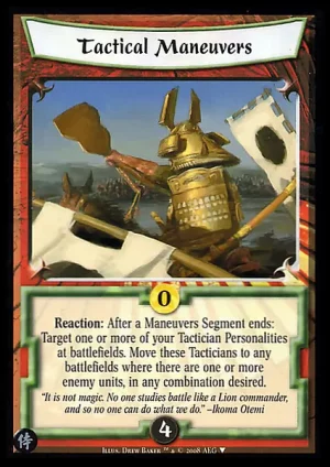 Tactical Maneuvers ***ALT ART