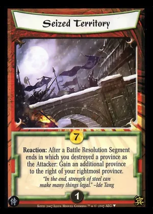Seized Territory