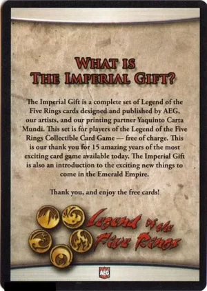 What is the Imperial Gift? / Scorpion Clan Coup (1997)