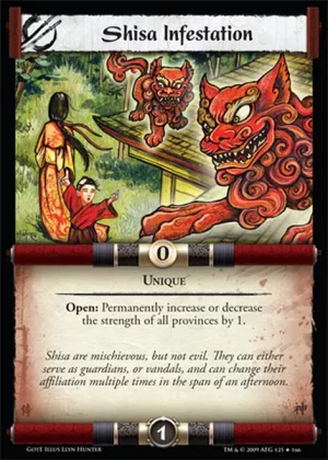 Shisa Infestation