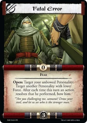 Fatal Error