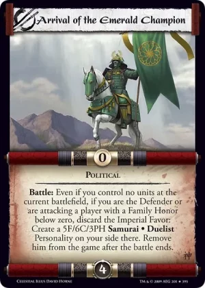 Arrival of the Emerald Champion