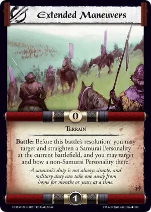 Extended Maneuvers