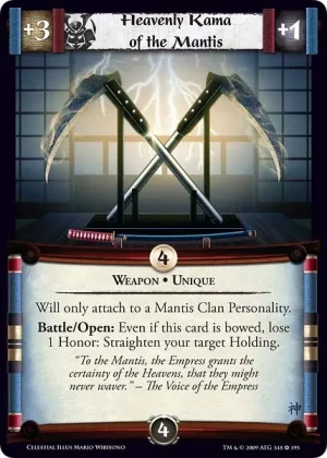 Heavenly Kama of the Mantis