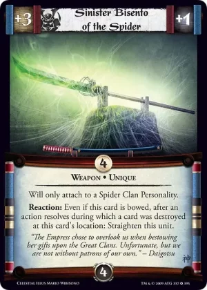 Sinister Bisento of the Spider