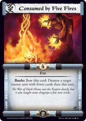 Consumed by Five Fires