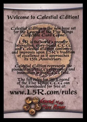 Welcome to Celestial Edition (Phoenix Clan)