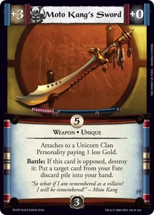 Moto Kang's Sword