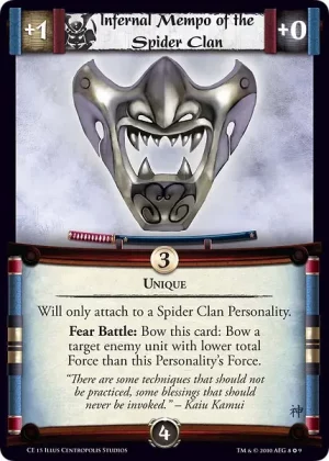 Infernal Mempo of the Spider Clan