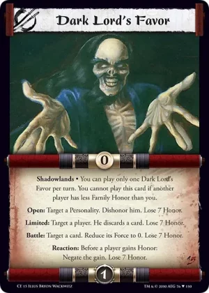 Dark Lord's Favor (CE15 Flashback)