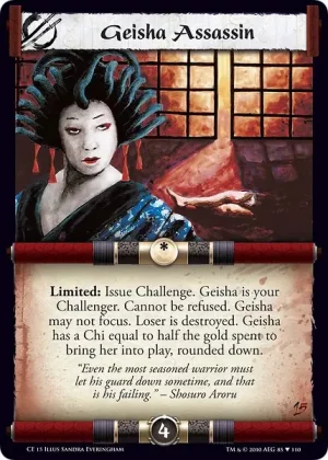 Geisha Assassin (CE15 Flashback)