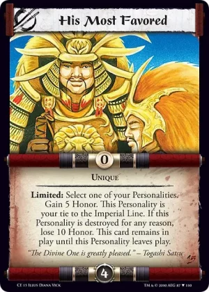 His Most Favored (CE15 Flashback)