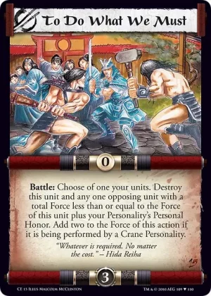 To Do What We Must (CE15 Flashback)