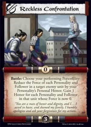 Reckless Confrontation