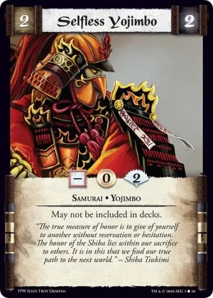 Selfless Yojimbo