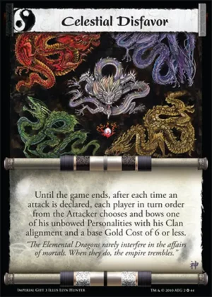 Celestial Disfavor