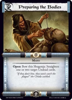 Preparing the Bodies