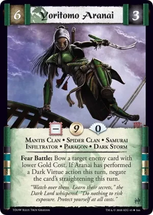 Yoritomo Aranai (Mantis Clan)
