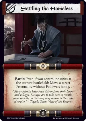 Settling the Homeless ***ALT ART