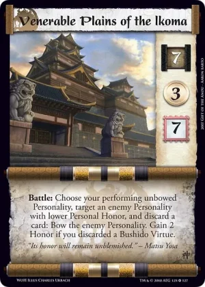 Venerable Plains of the Ikoma