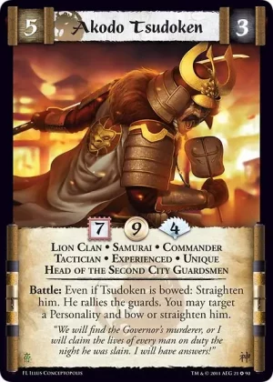 Akodo Tsudoken XP