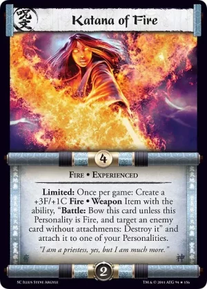 Katana of Fire XP