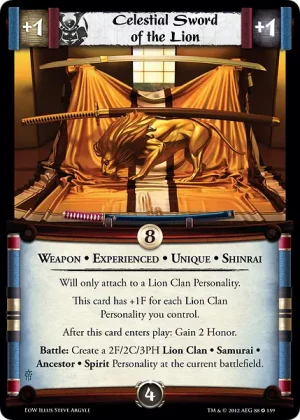 Celestial Sword of the Lion XP