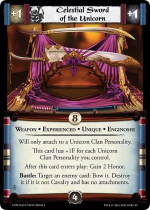 Celestial Sword of the Unicorn XP