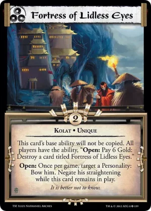 Fortress of the Lidless Eyes
