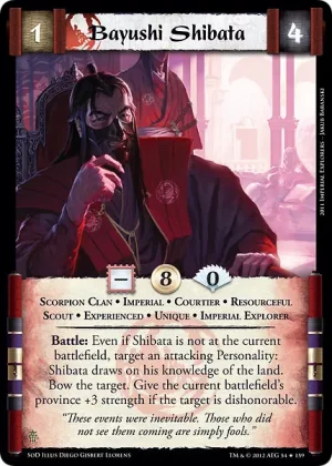 Bayushi Shibata XP